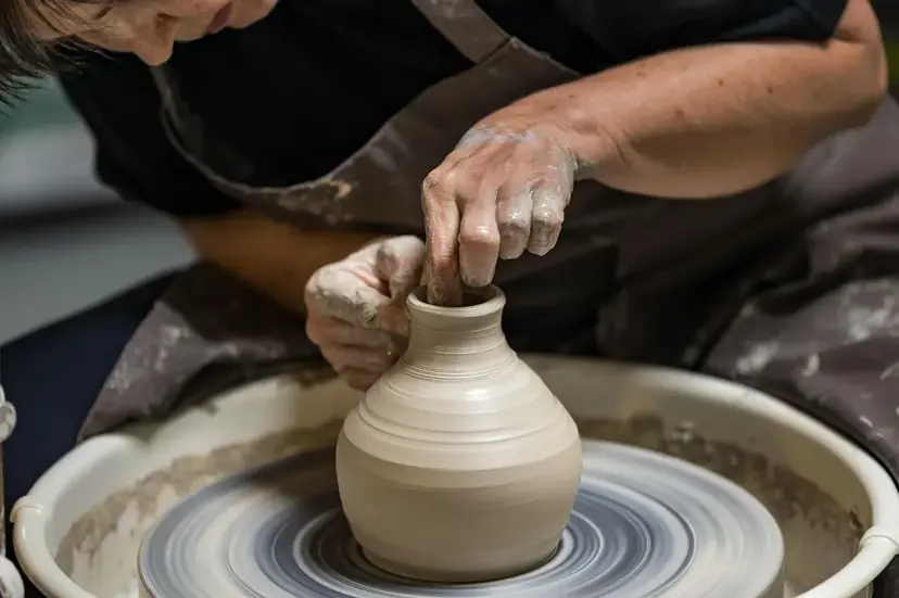 Traditional pottery craft symbolizing heritage and culture journeys.